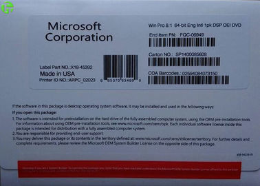 Office 2010 Microsoft Windows 8.1 Pro Oem 64 Bit English / French / Arabic / Spanish