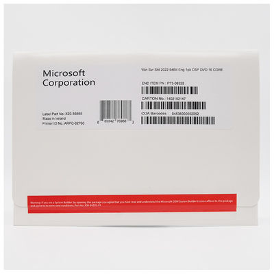 Microsoft Windows Server 2022 Standard Cost-Effective Core Infrastructure Solution with 2 VM Rights