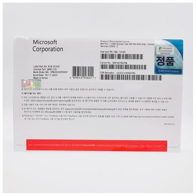 원본 Windows 11 Pro OEM 한국어 지원