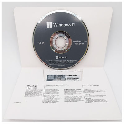 오리지널 윈도우 11 프로 OEM DVD 독일판 64비트 시스템 빌더 라이선스