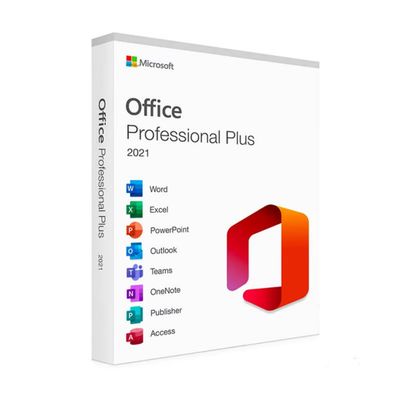 Microsoft Office 2021 Professional Plus 평생 라이선스 (1회 구매, 구독 없음)