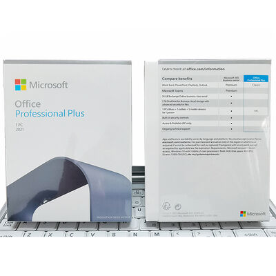 공식 Microsoft Office 2021 Pro Plus 키 1 PC 디지털 라이선스, MS 계정에 안전하게 바인딩