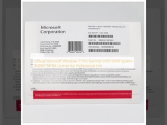 공식 Microsoft Windows 11 Pro 독일어 DVD OEM 시스템 빌더 64비트 라이선스 (전문가용)